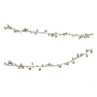 Silver Bell Garland 1.8m