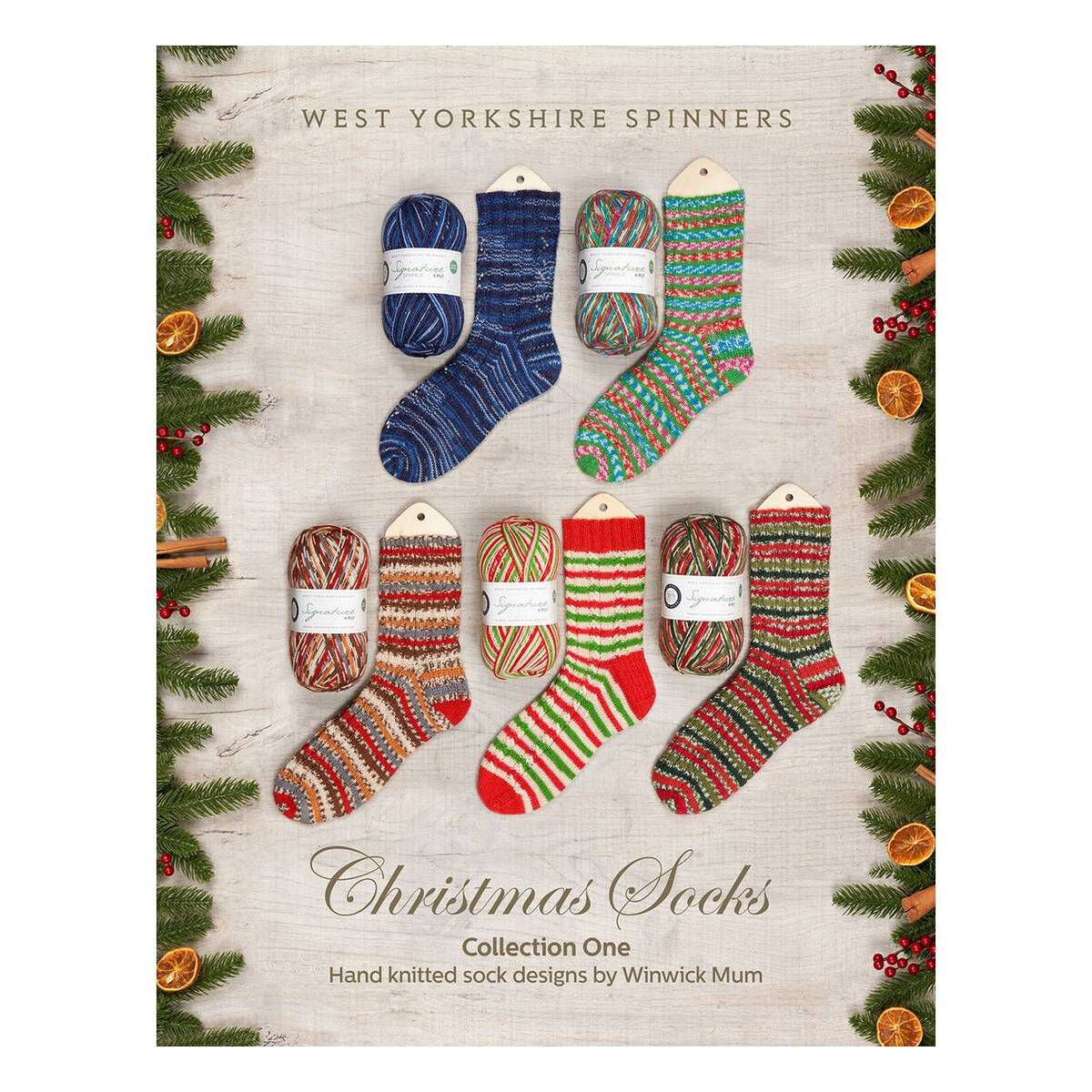 West Yorkshire Spinners Christmas Socks Collection Pattern Book