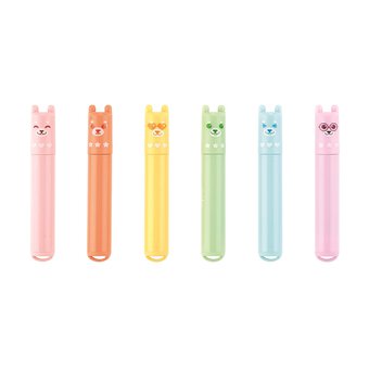 Beary Sweet Mini Scented Neon Highlighters 6 Pack image number 5