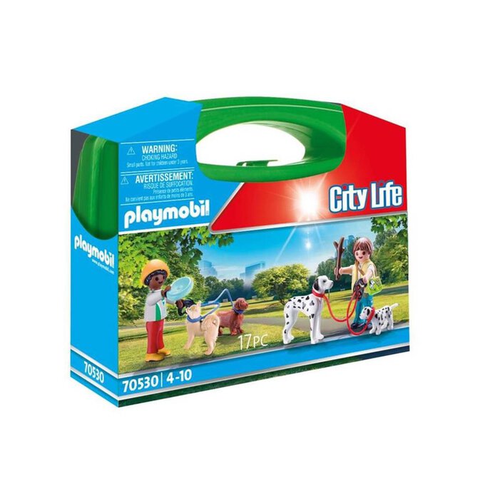 Playmobil City Life Puppy Playtime Carry Case image number 1