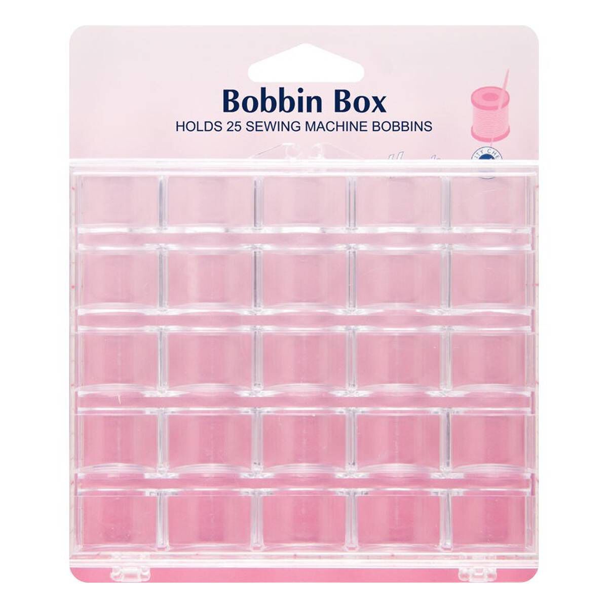Hemline Bobbin Storage Box 11.5cm x 10cm | Hobbycraft