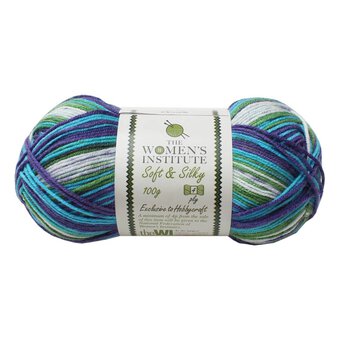 Women's Institute Purple Premium Acrylic Yarn 100g