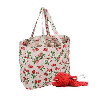 Strawberries Drawstring Craft Bag image number 2