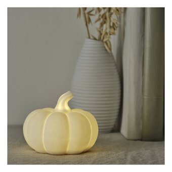 LED Ceramic Pumpkin 9cm