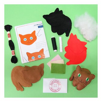 Buttonbag Kitten Crew Craft Kit