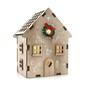 Wooden Printed Christmas House 15cm image number 2