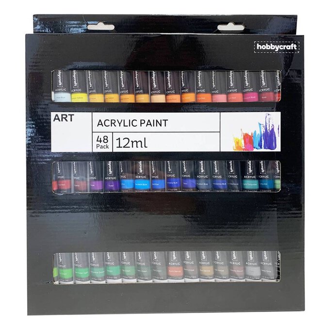 Master's Touch Acrylic Paint Set - 12 Count - 12ml Tubes
