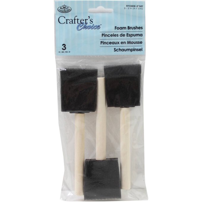 Royal Crafter's Choice Foam Brushes, 3 ct - Kroger