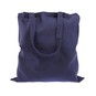 Navy Blue Cotton Shopping Bag 40cm x 38cm image number 1