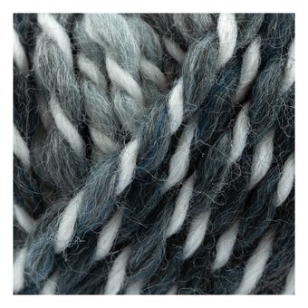 Knitcraft Black and White Mix In a Spin Yarn 100g