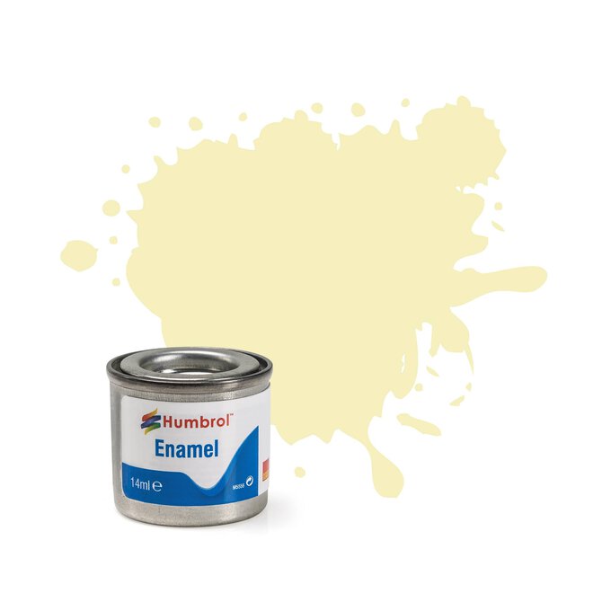 Humbrol Ivory Enamel Gloss Paint 14ml (41) image number 1