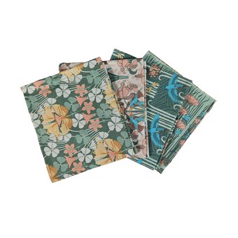 V&A Art Nouveau Cotton Fat Quarters 4 Pack