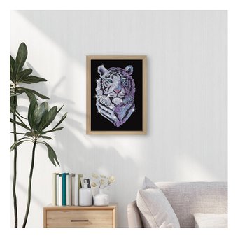 Kitfix Snow Tiger Sequin Art Premium Kit