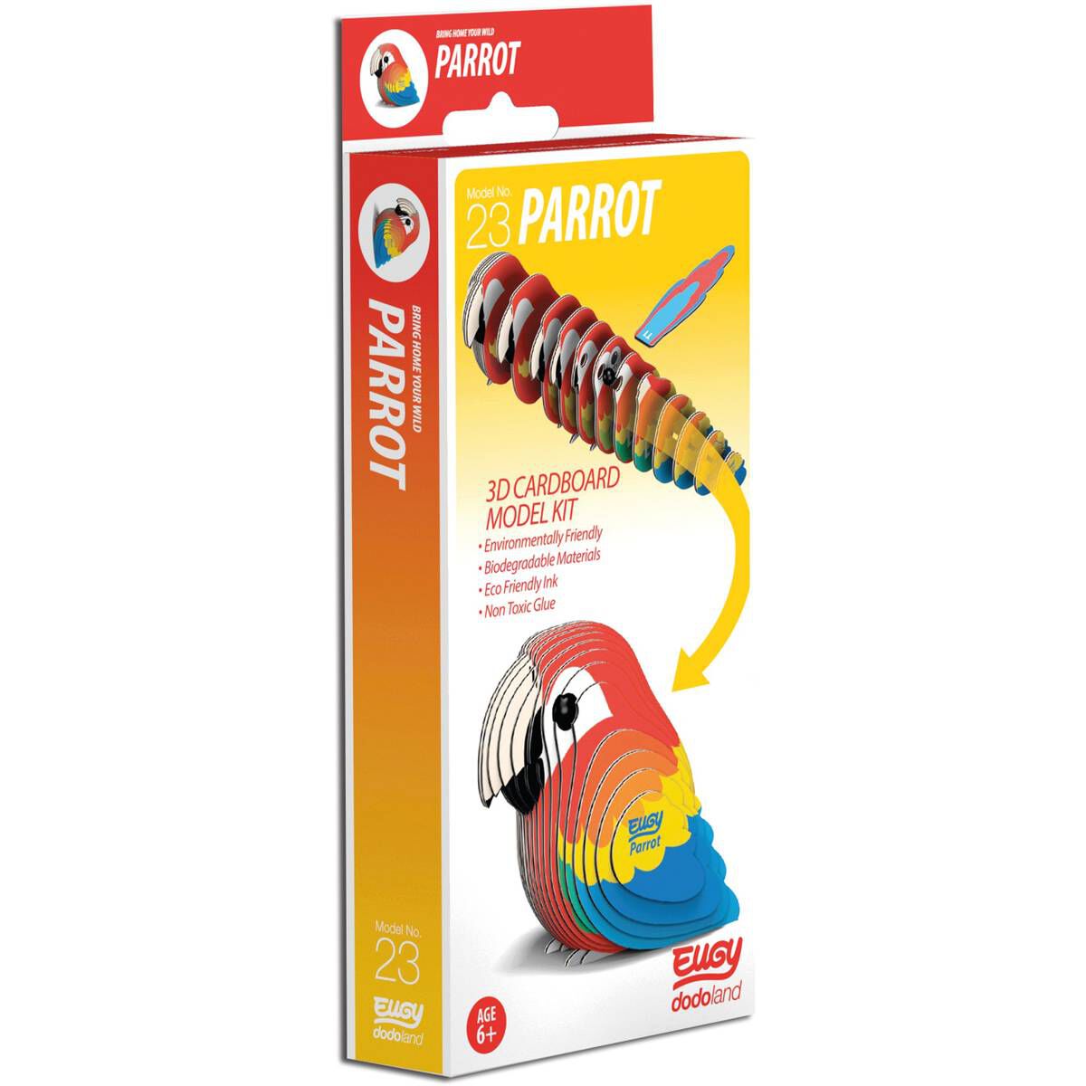 Eugy 3D Parrot Model | Hobbycraft