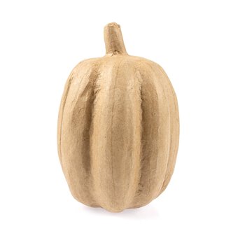 Mache Tall Pumpkin 14.5cm