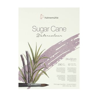 Hahnemuhle Sugar Cane Watercolour Block 24cm x 32cm 12 Sheets