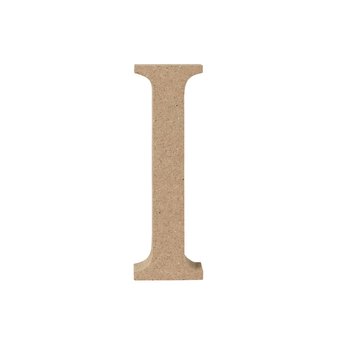 MDF Wooden Letter I 8cm | Hobbycraft
