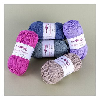 Knitcraft Super Pink Bamboo Breeze Yarn 50g | Hobbycraft