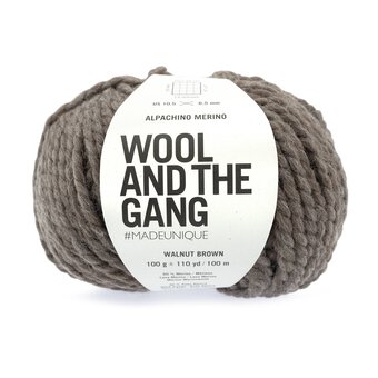 Wool and the Gang Walnut Brown Alpachino Merino 100g