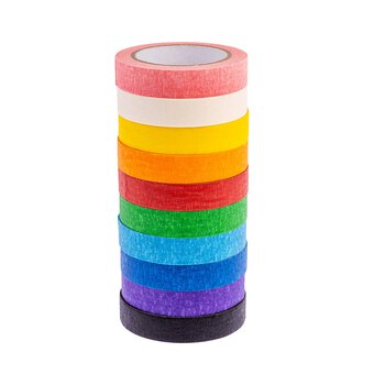 10 Rolls Different Shiny Tapes Masking Tape 1/2 Inch Painters Tape  Colourful Refills Tape Gift Wrap Tape Gift Wrapping Tape Painters Tape Art  Craft