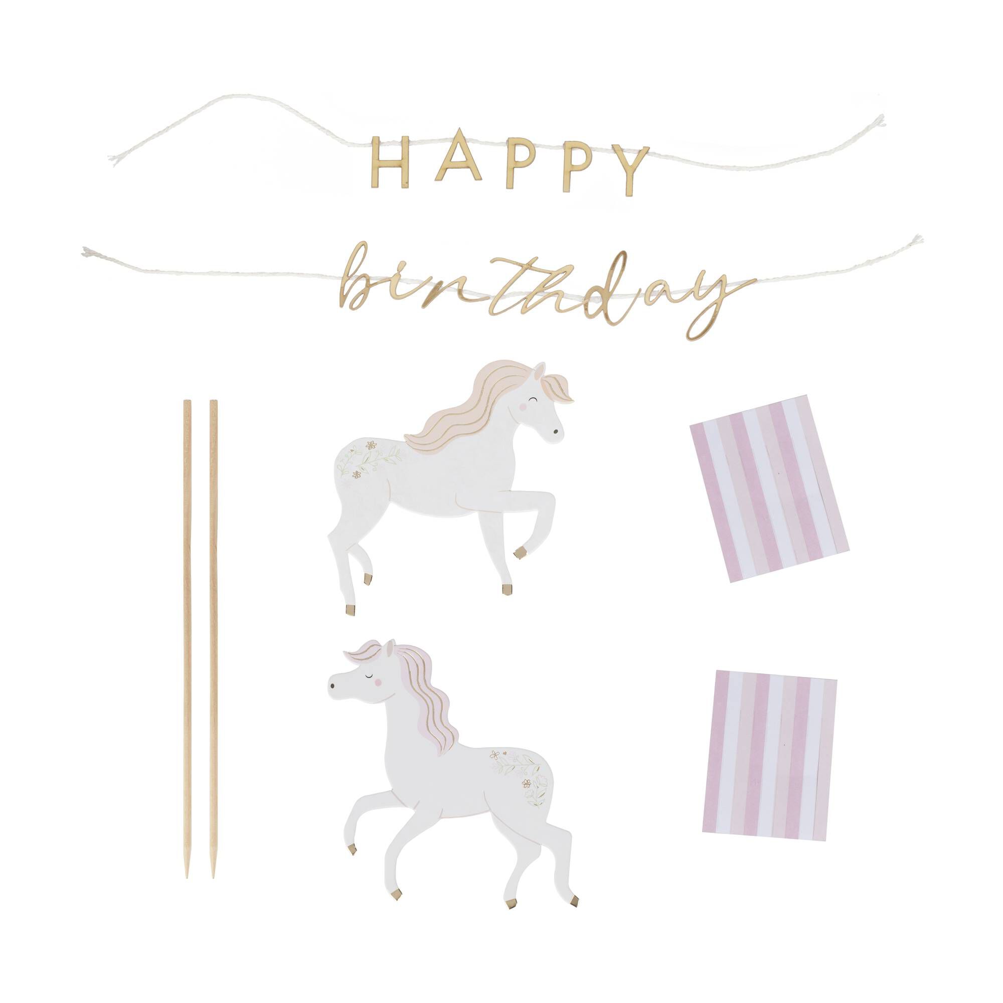 25Pcs Horse Cake Toppers Girls Birthday Party Decorations, Western Cowgirl Birthday  Cupcake Toppers with Horse Boots, Girl's Horse Racing Birthday Cake  Decorations - Walmart.com