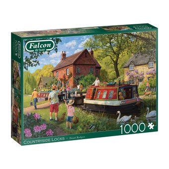 Falcon Countryside Locks Jigsaw Puzzle 1000 Pieces