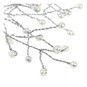 Silver Pearl Branch Wired Embellishments 10 Pack image number 3