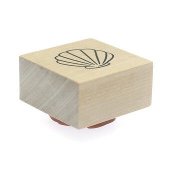 Clam Wooden Stamp 3.8cm x 3.8cm image number 2