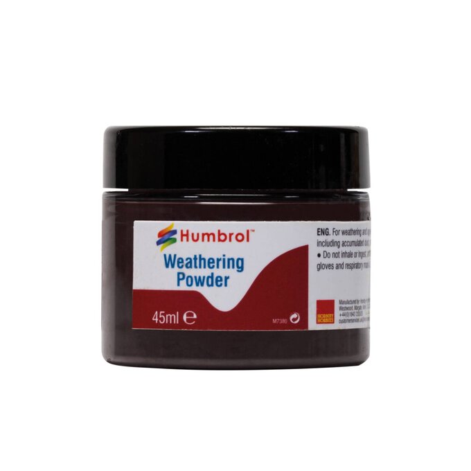 Humbrol Black Weathering Powder 45ml image number 1