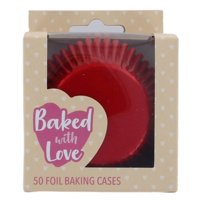 Wilton Pink Hearts Valentine's Day Foil Cupcake Liners, 24-Count