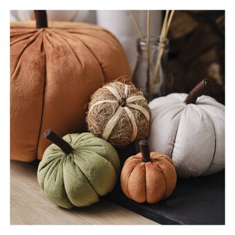 Cream Plush Pumpkin 12cm