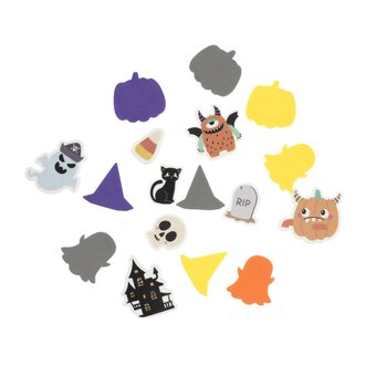 Assorted Halloween Foam Stickers image number 3