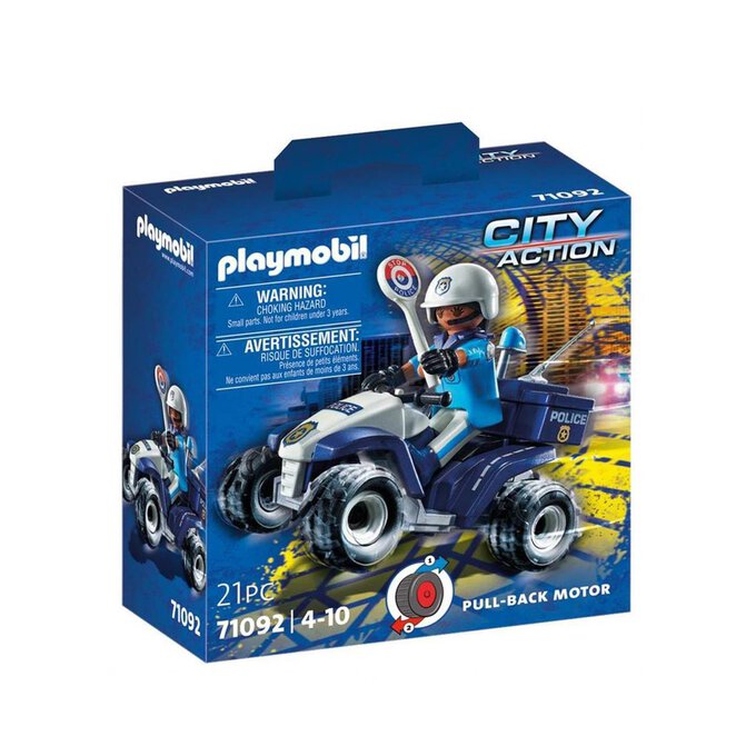 Playmobil City Action Police Quad image number 1