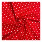 Red Simple Polka Polycotton Fabric by the Metre image number 1