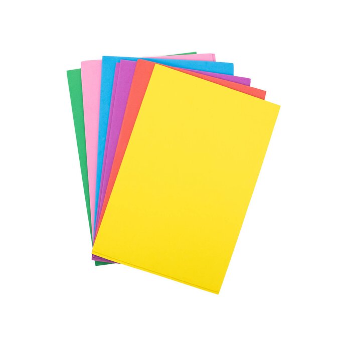 Assorted EVA Foam Sheets A4 12 Pack image number 1