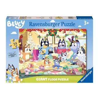 Ravensburger Bluey Christmas Giant Floor Puzzle 24 Pieces