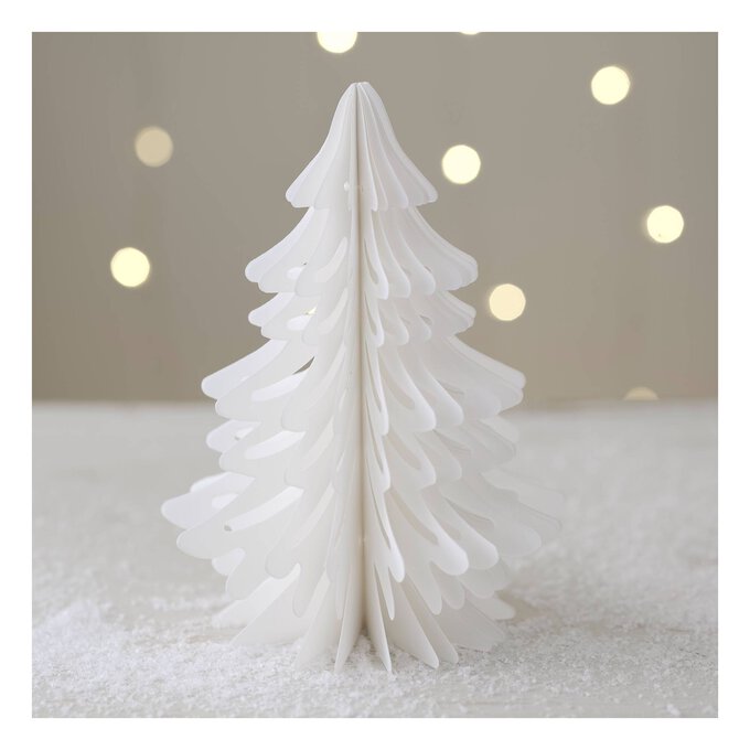 White Paper Tree 20cm | Hobbycraft