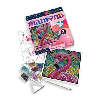 Kitfix Flamingo Diamond Art image number 4