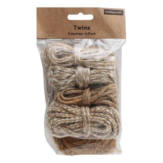 Craft Twinery: 1MM EXTRA FINE 1/12 NATURAL JUTE CRAFT TWINE