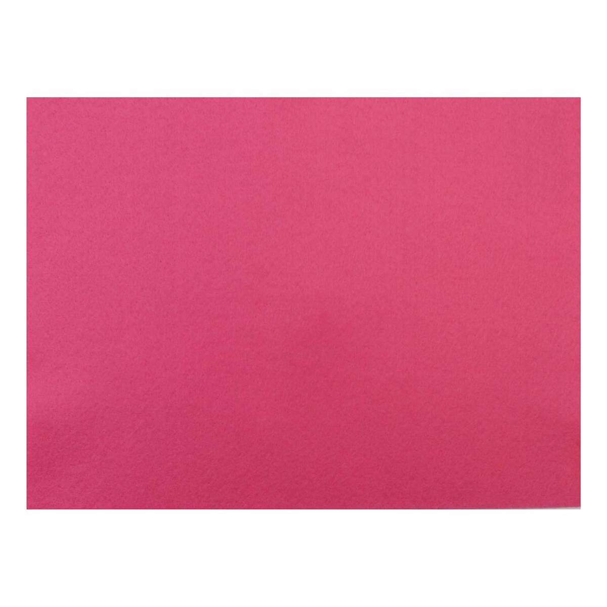 Bright Pink Polyester Felt Sheet A4 | Hobbycraft