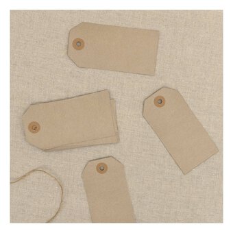 Kraft Brown Luggage Gift Tags 24 Pack