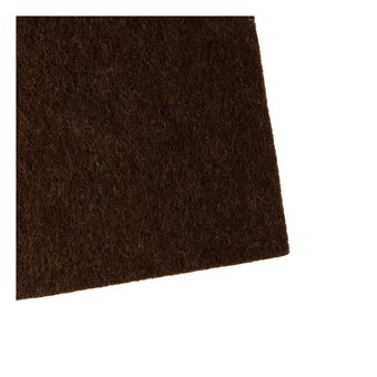 Cocoa Self-Adhesive Felt Sheet 9 x 12 Inches