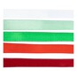 Christmas Satin Ribbons 10mm x 4m 5 Pack image number 3