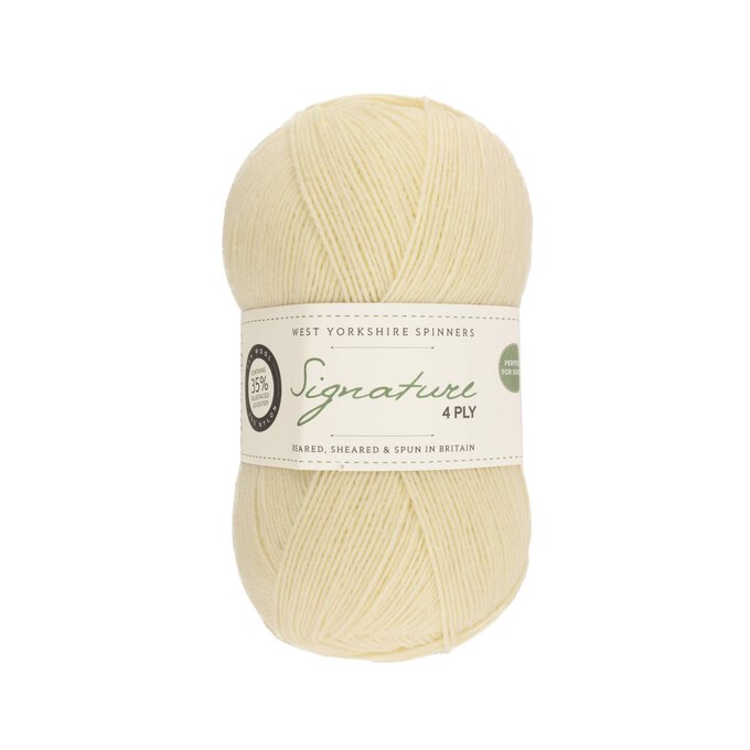 West Yorkshire Spinners Milk Bottle Signature 4 Ply 100g image number 1