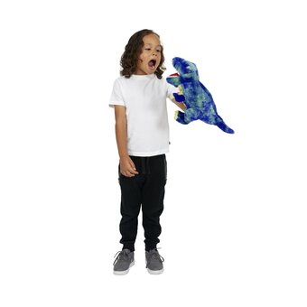 Baby Dino Blue T-Rex Puppet