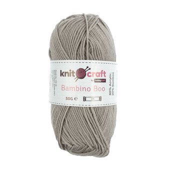 Knitcraft Warm Grey Bambino Boo Yarn 50g