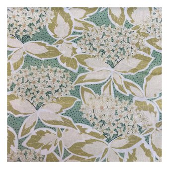 WI Dogwood Cotton Fabric by the Metre
