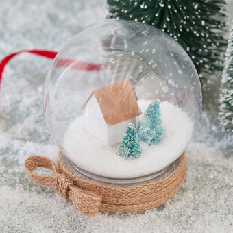 Your Cricut Explore Winter Scene Snow Globe