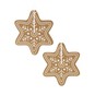 Kraft 3D Cardboard Gingerbread Star 13cm image number 3