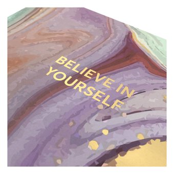 Believe in Yourself Marble Notebook A4 image number 4